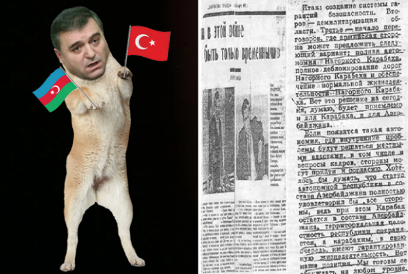 Турецко-азербайджанский пропагандист Ваграм Атанесян и политическая аморальность