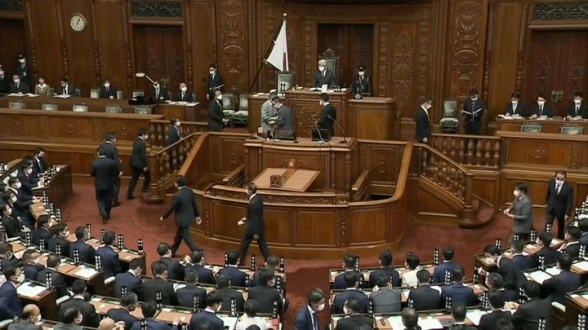 Правительство Японии ушло в отставку (видео)