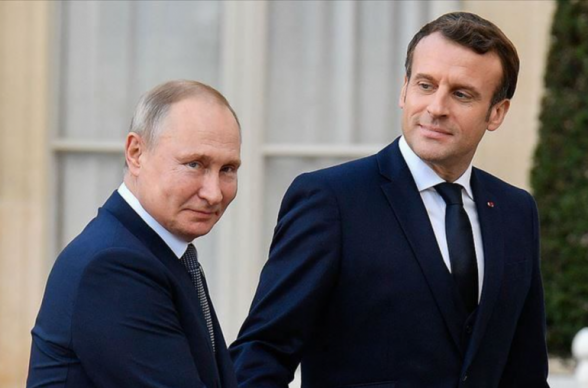 ՌԴ-ն կշարունակի քայլեր ձեռնարկել իրավիճակը կայունացնելու և եռակողմ պայմանավորվածությունները հետևողականորեն իրականացնելու համար. Պուտինն ու Մակրոնը քննարկել են ԼՂ-ն