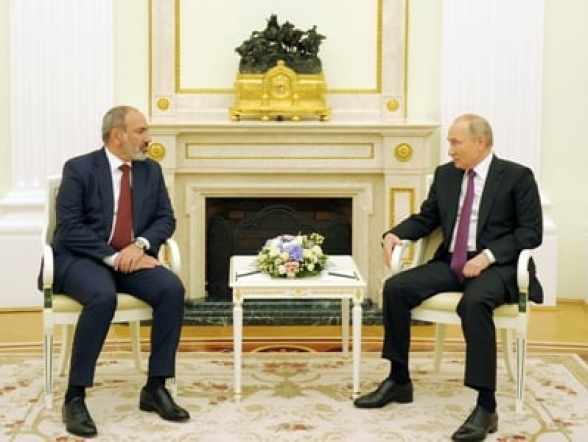 Путин и Пашинян обсудили ситуацию на армяно-азербайджанской границе