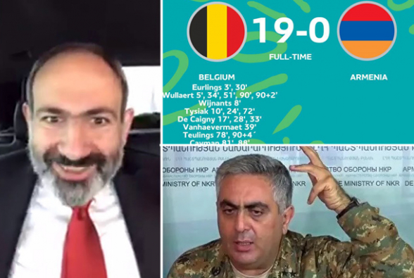 Նիկոլի օրոք ամենուրեք «Հաղթելու ենք» վիճակ է․ 19-0 պարտություն