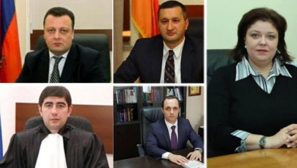 HelpCourt-ը հրապարակել է 5 ամենաբարձր վարկանիշ ունեցող դատավորների անունները