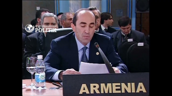 Эксклюзивные кадры: Кочарян говорит в Стамбуле о Геноциде армян