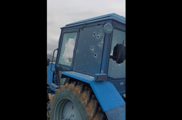 Ադրբեջանի կողմից գնդակոծվել է Նախիջևանիկ համայնքի տարածքում գտնվող գյուղտեխնիկան. ԱՀ դատախազություն (տեսանյութ)