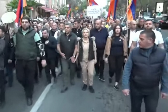 Шествие информирования на улицах Еревана (видео)