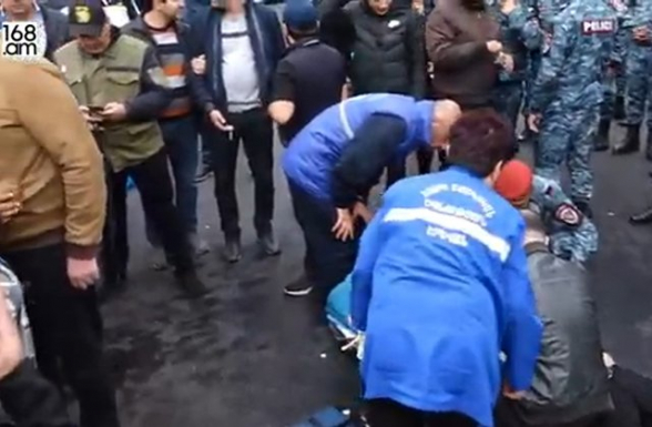 Гражданин пострадал в результате действий полиции (видео)
