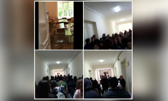 В ЕГУ пустые аудитории: студенты присоединились к призыву о забастовке (видео)