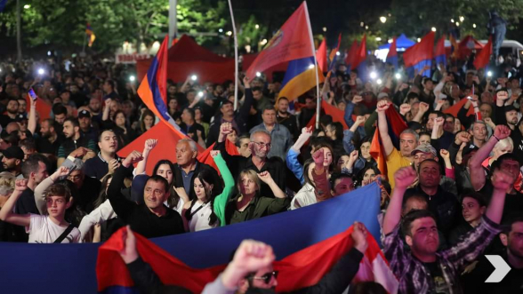 Митинг с требованием отставки Никола Пашиняна на площади Франции (прямой эфир)