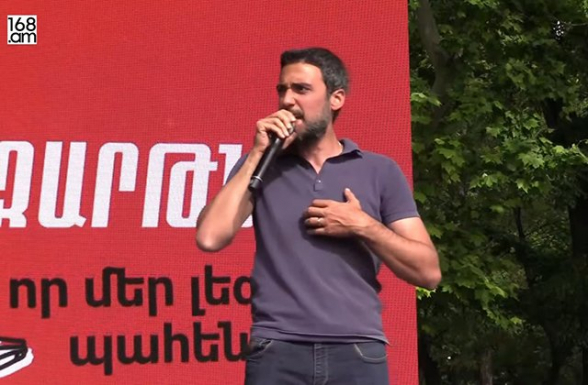 Арам Вардеванян представил с трибуны НС заявление оппозиции из 7 пунктов (видео)