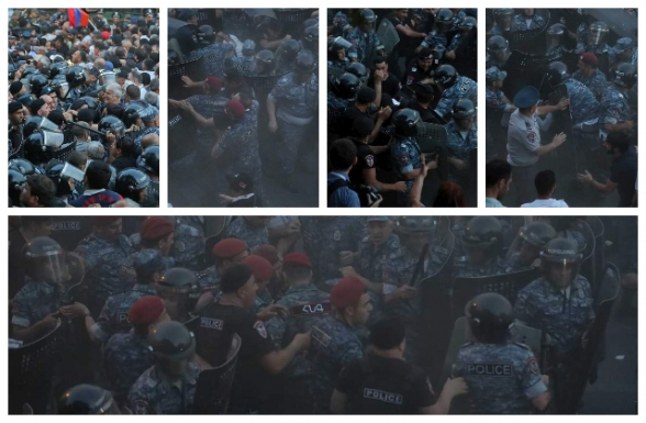 Լարված իրավիճակ Դեմիրճյան փողոցում․ ոստիկանությունը անցավ բիրտ ու անհամաչափ ուժի կիրառման (տեսանյութ)