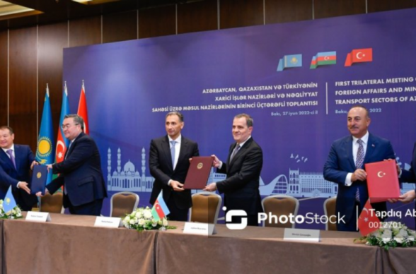 Ադրբեջանը, Թուրքիան և Ղազախստանը ստորագրել են Բաքվի հռչակագիրը. անդրադարձ է արվել այսպես կոչված «Զանգեզուրի միջանցքին»