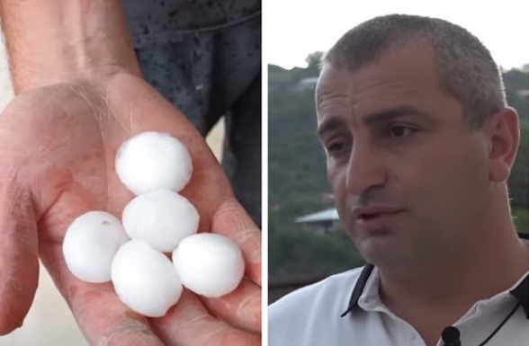 «Ես նման բան չէի տեսել․ Կարկուտի հետևանքով բոլորն են վնաս կրել, պտղատու ծառերի 70 տոկոսը վնասվել է, վնասվել է 130 մեքենա». Հաթերքի գյուղապետ