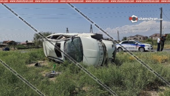 Արարատի մարզում Nissan Murano-ով վթարի ենթարկված վարորդը եղել է 13 տարեկան, 3 վիրավոր ուղևորներն էլ՝ 14 տարեկան