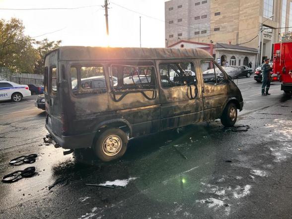 Կառավարական ամառանոցի մոտ մեքենա է այրվել․ ծխից վախեցել ու Փաշինյանին տարհանել են (տեսանյութ, լուսանկար)