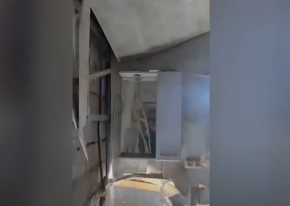 Արկն ընկել է Սոթքի բնակչի տան վրա՝ ավերելով այն