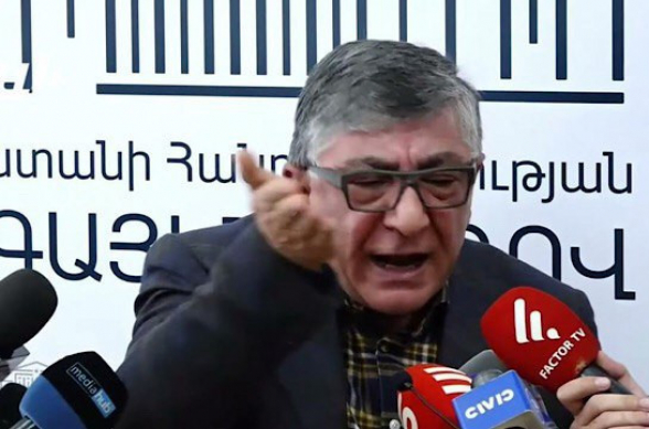 Союз журналистов Армении строго осуждает хамское отношение депутата НС Хачатура Сукиасяна к журналисту