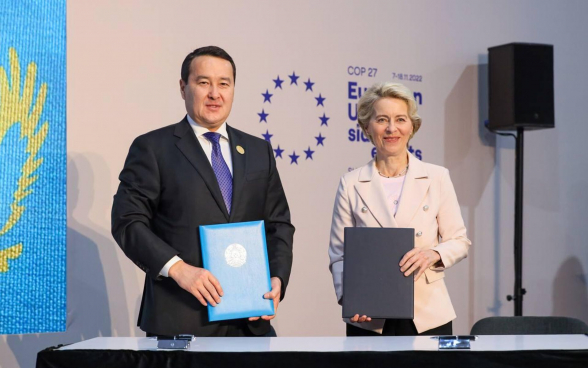 Фон дер Ляйен заявила о новой главе в отношениях Казахстана и ЕС