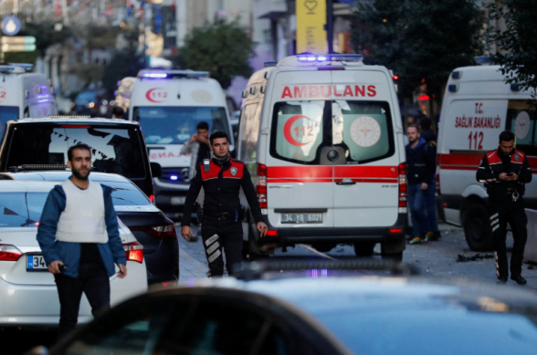 Кадры теракта в Стамбуле
