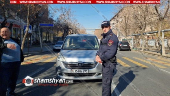 Երևանում Honda-ն հետիոտնային անցման վրա վրաերթի է ենթարկել հետիոտնին