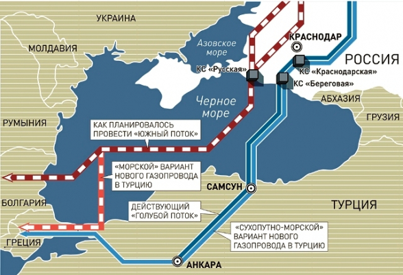 РФ и Турция задумались об усилении антитеррористической защиты «Южного потока»