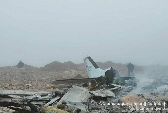 Ջրաբերում կործանված ինքնաթիռը «Զվարթնոց» օդանավակայանից ուղևորվում էր Աստրախան. ԱԻՆ-ը մանրամասներ է հայտնում