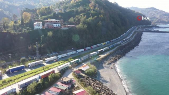 Թուրքիա-Վրաստան սահմանին բեռնատարների հերթը 8 կմ է հասել