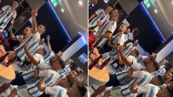 Чемпионский танец и «минута молчания» для Мбаппе в раздевалке сборной Аргентины