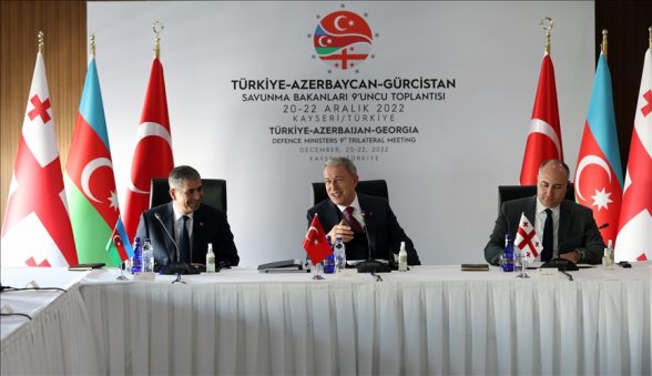 Министры обороны Грузии, Азербайджана и Турции обсудили планы военного сотрудничества