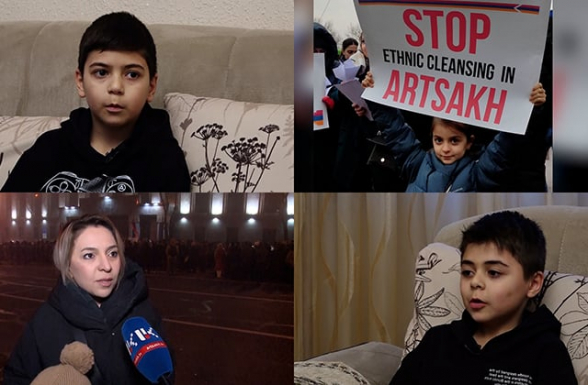 «Без мамы и папы трудно»: арцахские дети с нетерпением ждут открытия Лачинского коридора (видео)