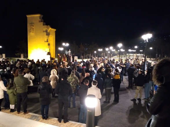 Так в Степанакерте встречают Новый год (видео)