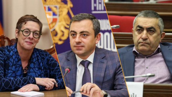 Армен Рустамян и Ишхан Сагателян встретились с послом Франции в Армении