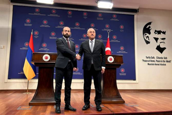 В ходе встречи Мирзоян-Чавушоглу была обсуждена также ведущаяся над мирным договором между Арменией и Азербайджаном работа (видео)