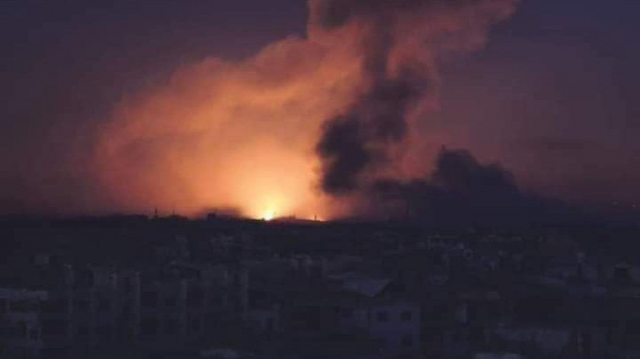 ВВС Израиля ночью нанесли ракетные удары по Сирии