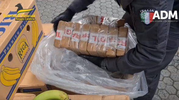 В Италии задержали направлявшиеся из Эквадора в Армению 3 тонны кокаина на 800 млн евро (видео)