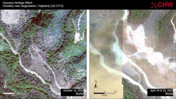 Ադրբեջանցիներն ավերել են Լաչինի պատմական գերեզմանոցը, ոչնչացրել 14-16-րդ դարերի խաչքարեր