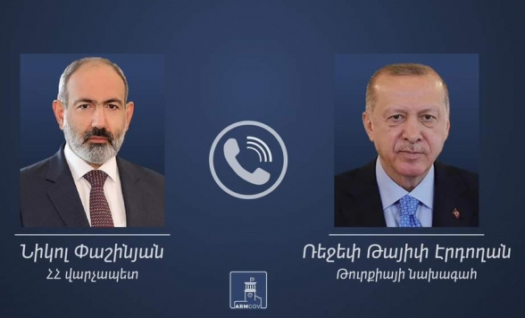 Пашинян и Эрдоган провели телефонный разговор