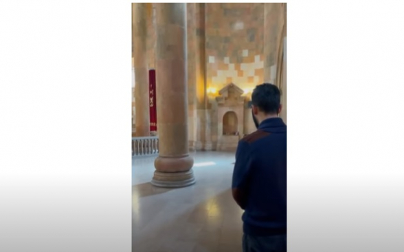 Ստեփանակերտի Մայր տաճարում վերջին պատարագն է կատարում Հրայր Սարկավագը (տեսանյութ)
