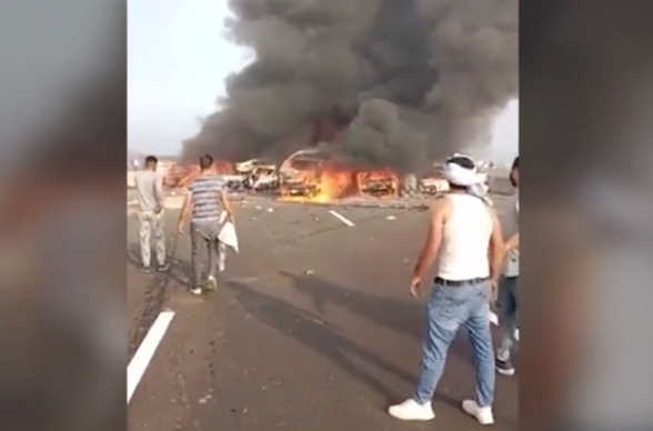 Եգիպտոսում մի քանի մեքենայի մասնակցությամբ խոշոր վթարի հետևանքով ավելի քան 30 մարդ է զոհվել, կան տասնյակ վիրավորներ (տեսանյութ)