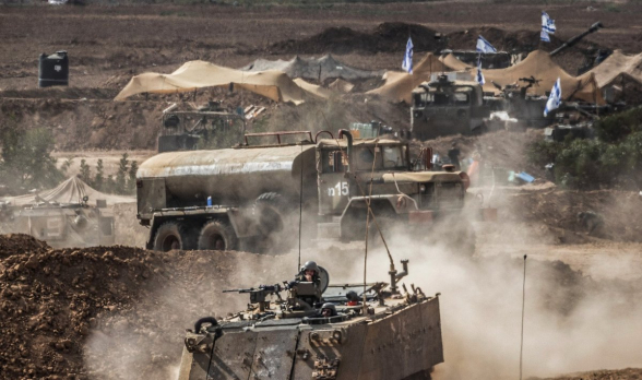 Израиль задействовал 150 единиц бронетехники в наступлении на юг сектора Газа