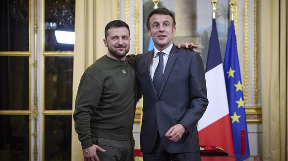 Макрон и Зеленский 16 февраля подпишут двухсторонний договор о безопасности