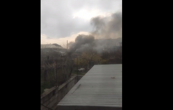 Հրդեհ Դինամո մարզադաշտի հետնամասում․ պահեստ է այրվում (տեսանյութ)