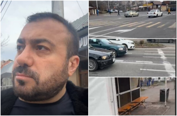 Аварийный хаос на перекрестке проспект Гая – ул. Кочаряна (видео)