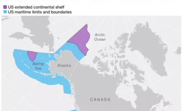 Россия не признает установленные США границы континентального шельфа