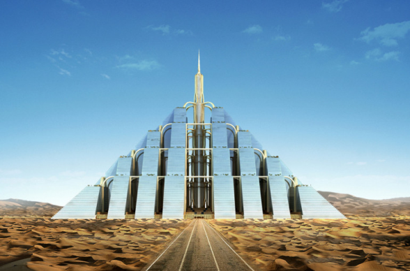 ԱՄԷ-ում կկառուցվի ֆուտուրիստական ​​քաղաք՝ տեղակայված բուրգի ներսում (լուսանկար)