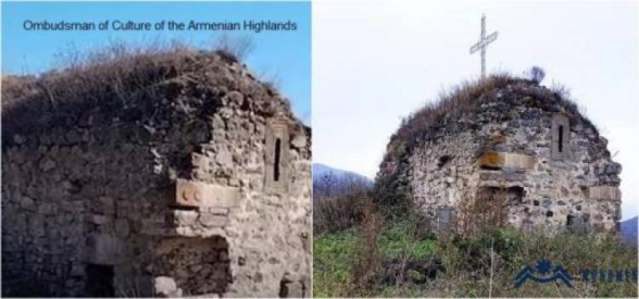 Азербайджанцы представляют церковь Зорахач Кашатага как албанскую