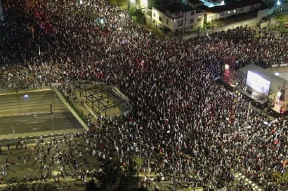 Թել Ավիվում հակակառավարական ցույցերի ժամանակ հավաքվել է մոտ 100 հազար մարդ