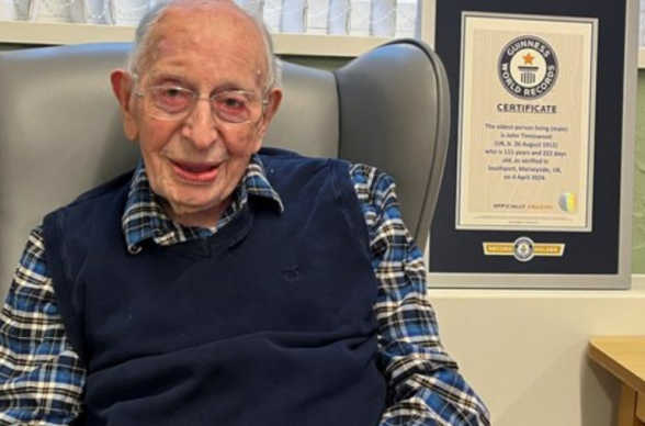 111-ամյա բրիտանացին ճանաչվել է աշխարհում ամենատարեց տղամարդը
