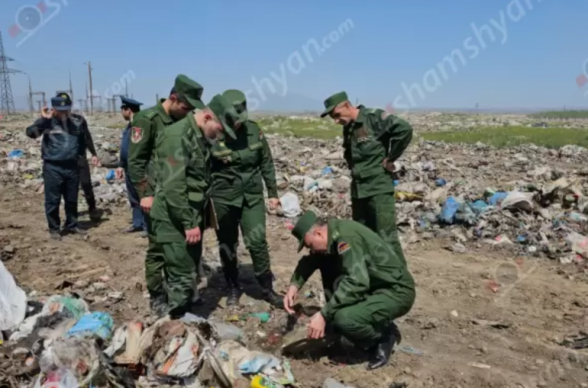 Արմավիրի Շահումյան գյուղի աղբավայրում հայտնաբերվել է 31 հատ հակատանկային ական