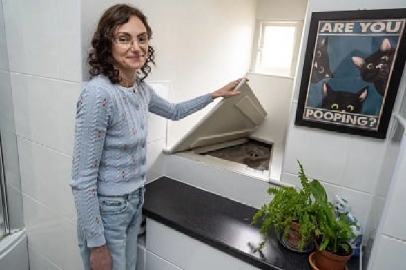 Բրիտանացի ամուսիններն իրենց տան զուգարանակոնքի հետևում 700-ամյա քարե գարգոիլ են հայտնաբերել