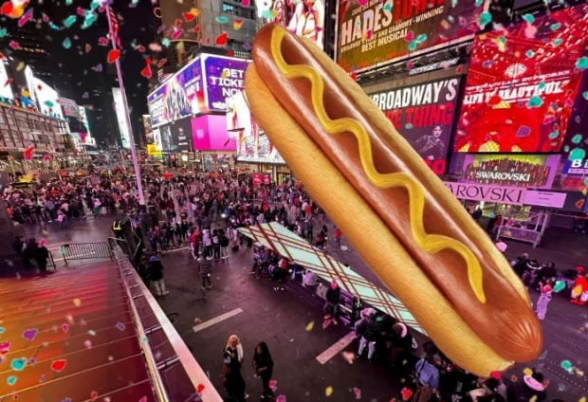 Նյու Յորքի հայտնի Թայմս Սքվերում գրեթե 20 մ երկարությամբ հսկայական հոթ-դոգ կհայտնվի